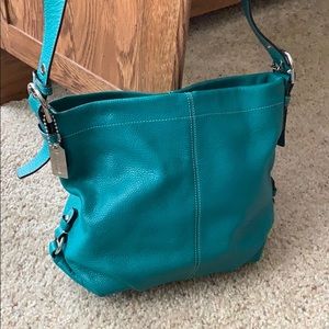 COACH Bright Teal leather Bag